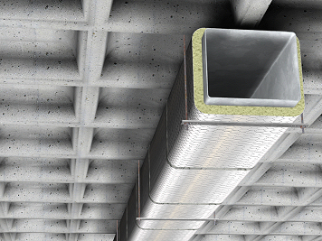 ISOVER. Precio en Uruguay de m² de Aislamiento exterior de conductos